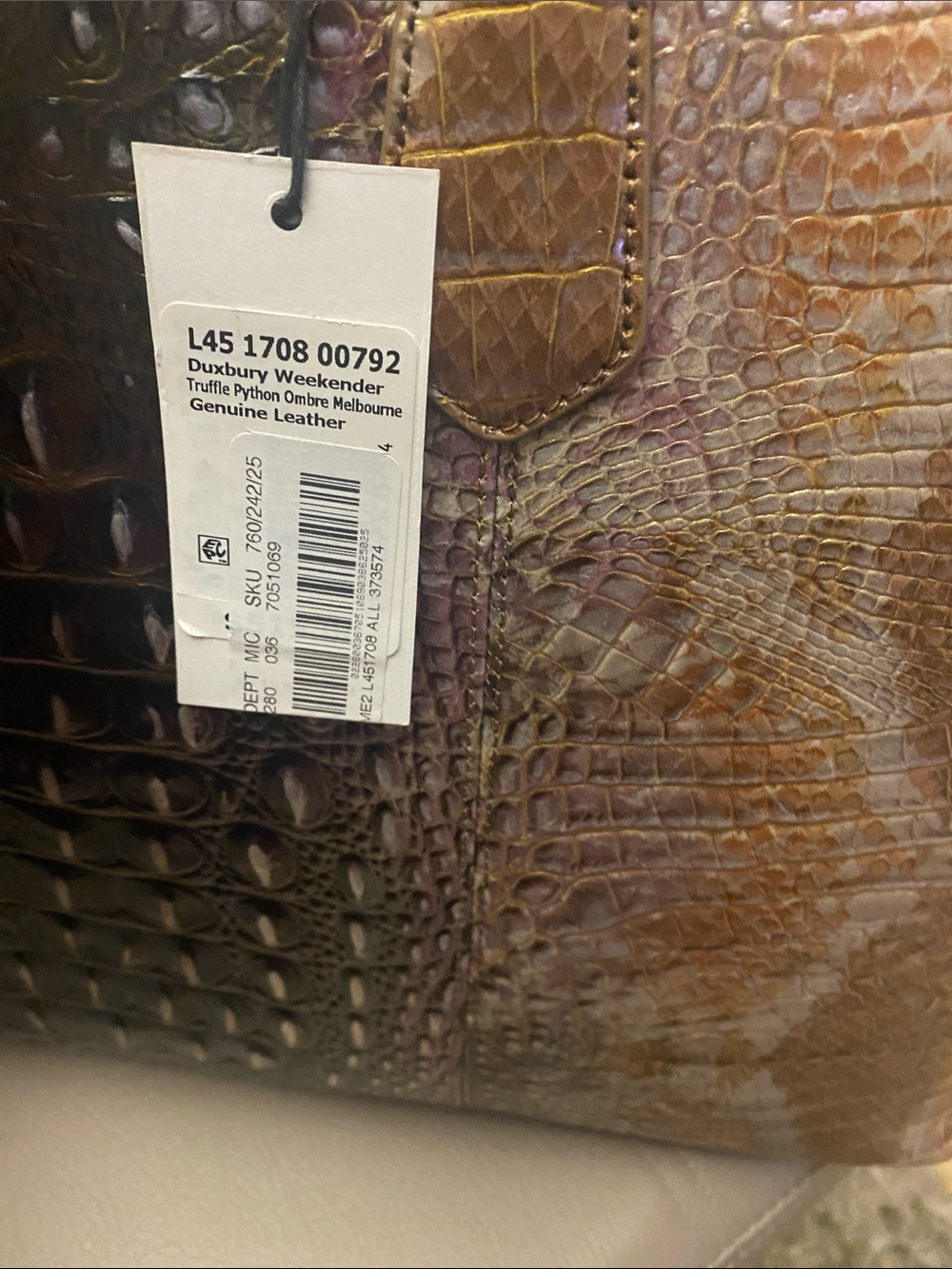 NWT
Rare Weekender- Truffle Python Ombre - Picture 5 of 5